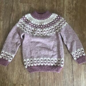 vintage hand made wool sweater